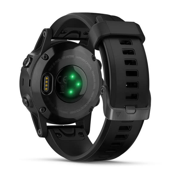Garmin Fenix 5 Plus Sapphire Multisport GPS Watch Black/Black Band 47mm - 010-01988-00