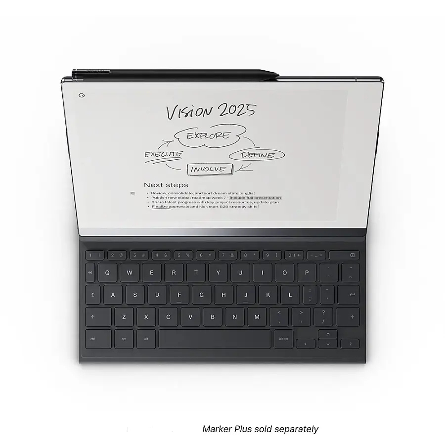 reMarkable 2 - 10.3 Paper Tablet with Ink Black Type Folio Keyboard Case (No Pen Included) RM113 / RM810