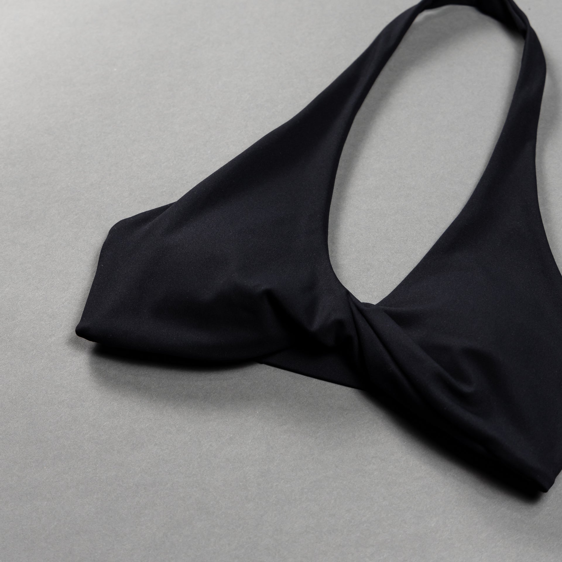 Alpha Black Halter Twist Bra (SALE)